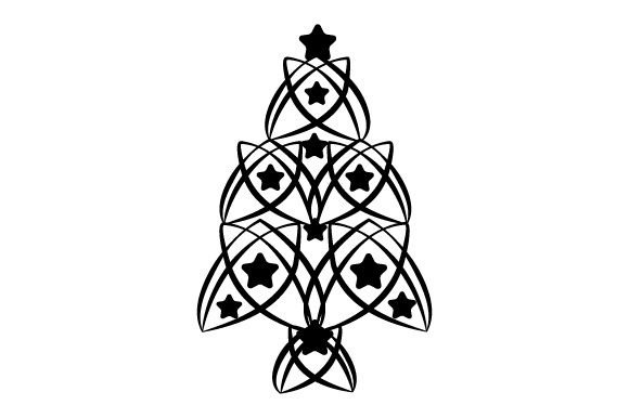 Celtic Knots Christmas Tree for Festive Crafts
