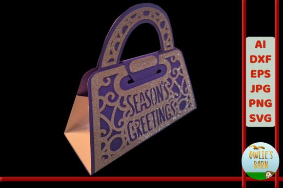Christmas Handbag-shaped Box: A Festive Branding Asset