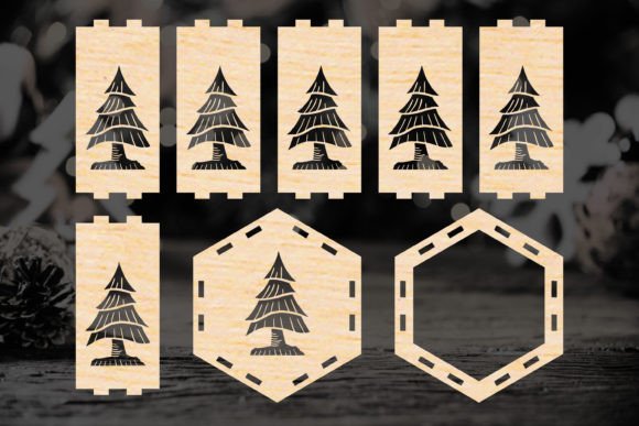 Christmas Lantern 3D Laser Cut SVG for Winter Amp