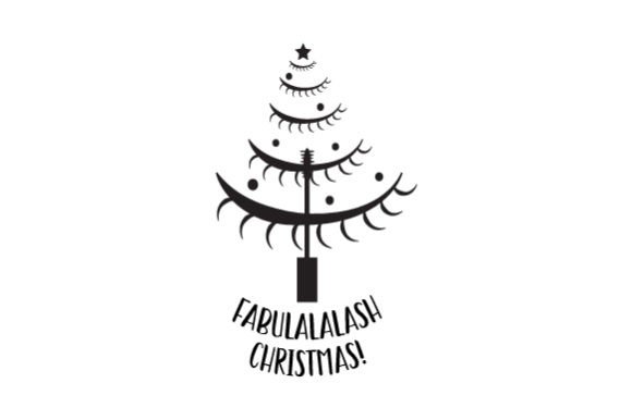Christmas Tree - Eyelashes: A Festive Branding Asset