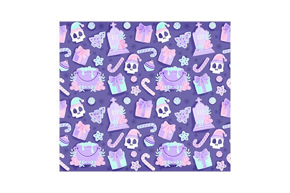 Pastel Goth Christmas Tumbler Wrap Review