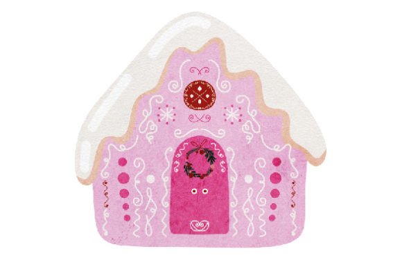 Pink Christmas Gingerbread Watercolor Review