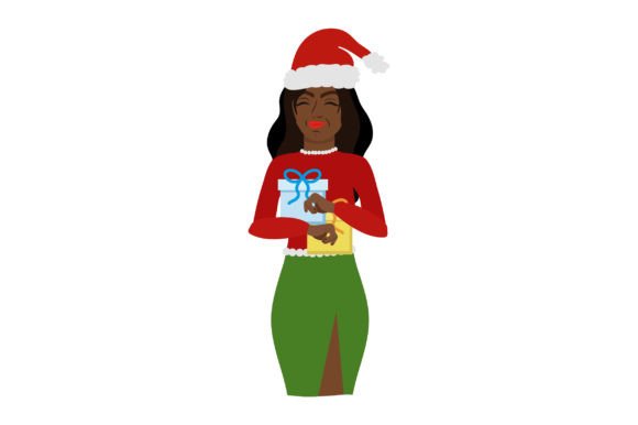 Review: African-American Woman Carrying Gifts Design