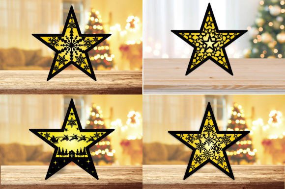 Reviewing Christmas Night Light Star Laser Cut for Winter Amp