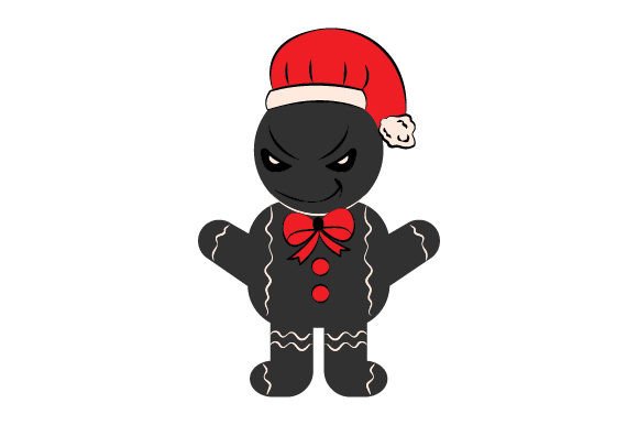 Spooky Christmas Gingerman: A Festive Brand Asset