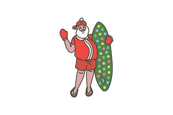 Tropical Christmas Hawaiian Santa: A Fresh Holiday Spin