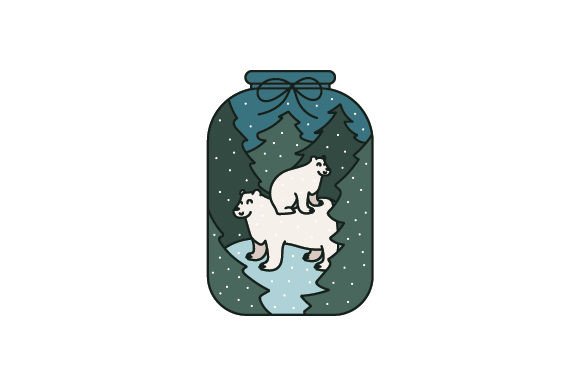 Woodland Christmas: Cute Polar Bear in a Jar Review