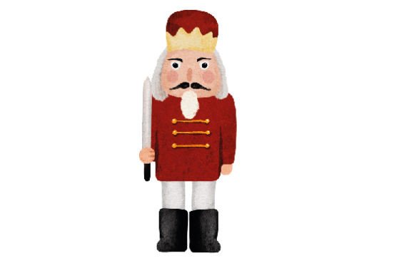 Woodland Christmas Nutcracker: A Watercolor Asset for Festive Blogs